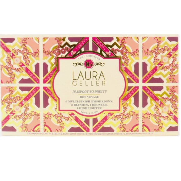 Laura Geller Passport To Pretty Eyeshadow & Face Palette ~ Bon Voyage NIB 21g - Picture 4 of 11